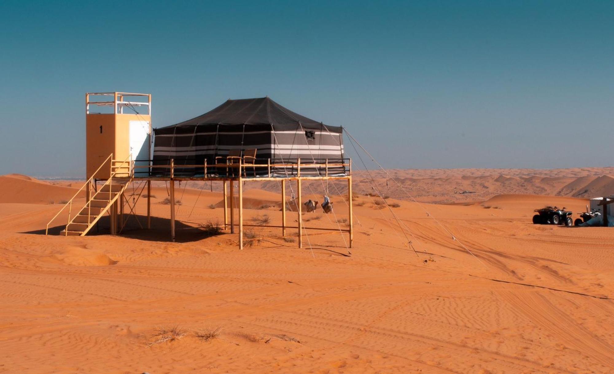 Hamood Desert Private Camp Hotel Al Wasil ภายนอก รูปภาพ